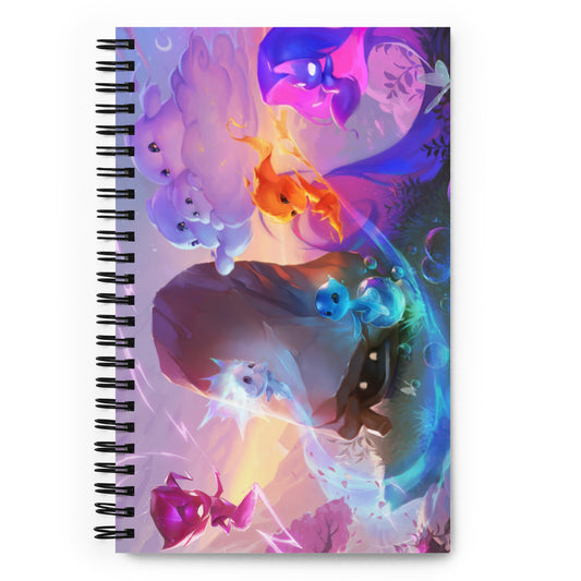 Spiral notebook: Elemental Playin'