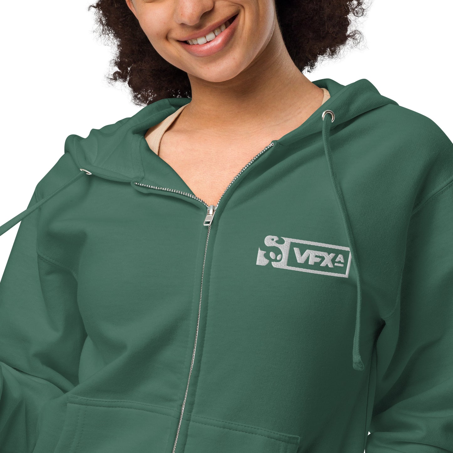 Unisex fleece zip up hoodie: Sparker
