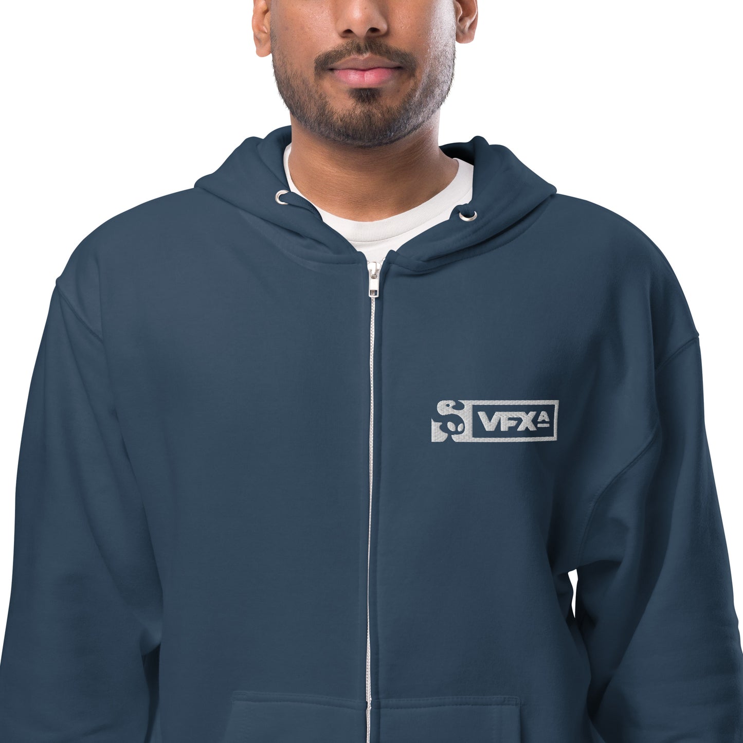 Unisex fleece zip up hoodie: Noti