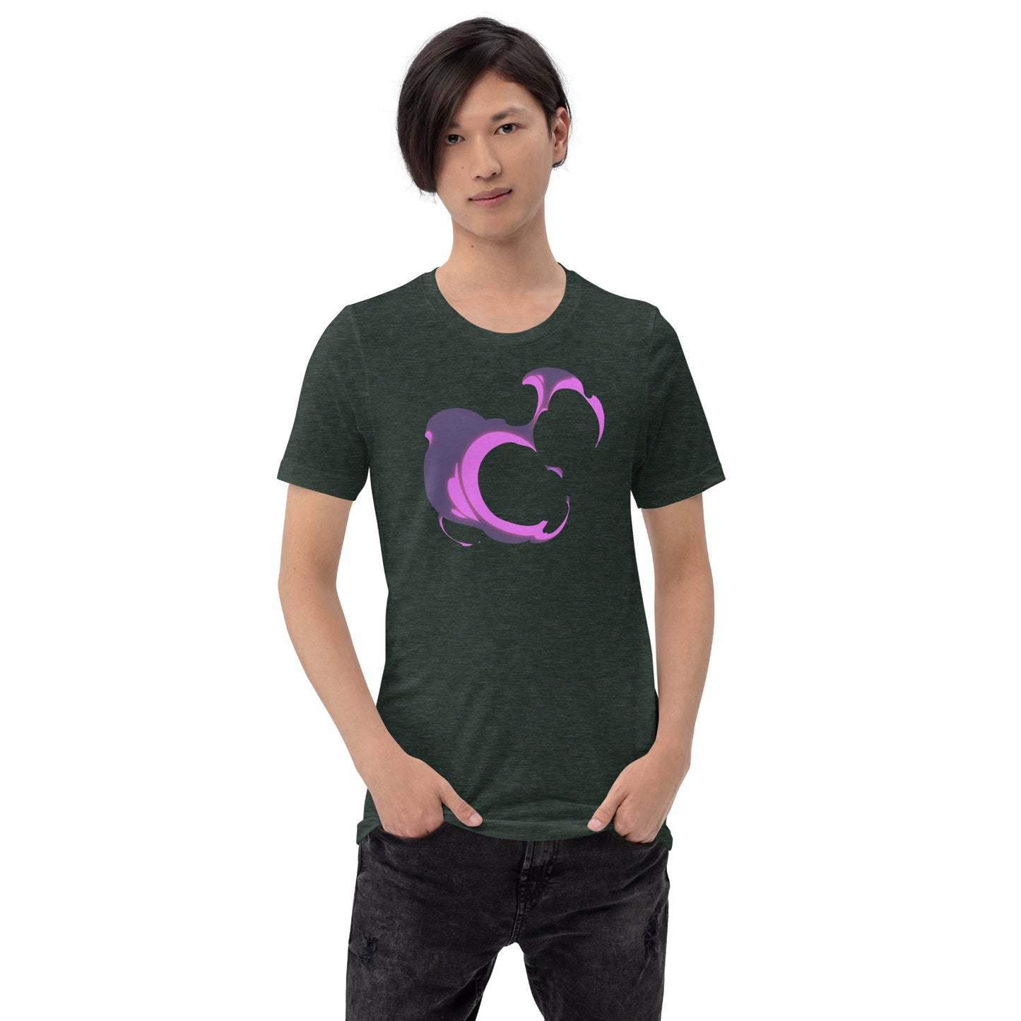 Unisex t-shirt: Purple Poof