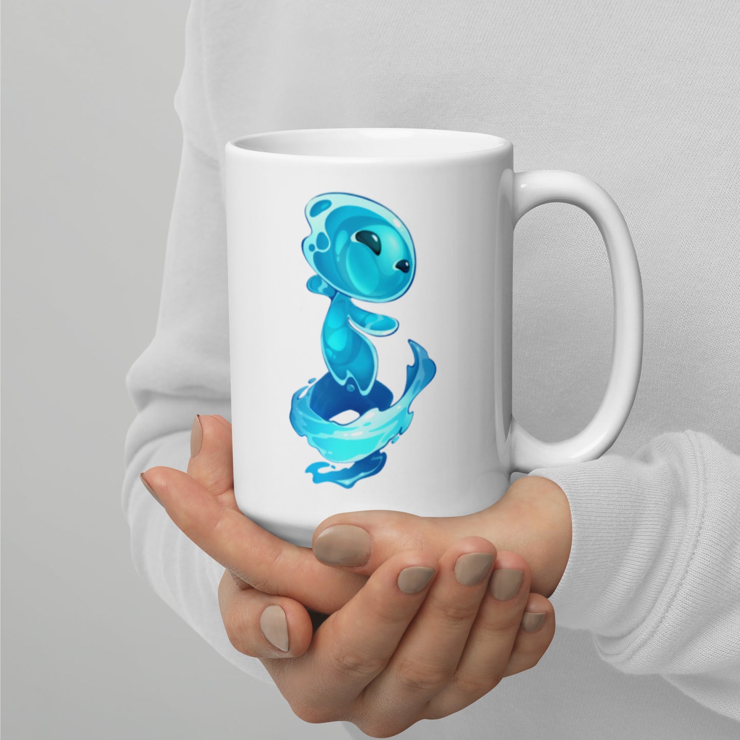 White glossy mug: Aquanna