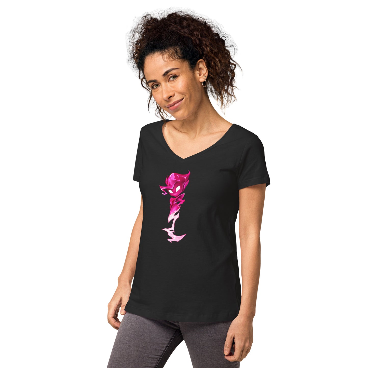 Women’s fitted v-neck t-shirt: Joules